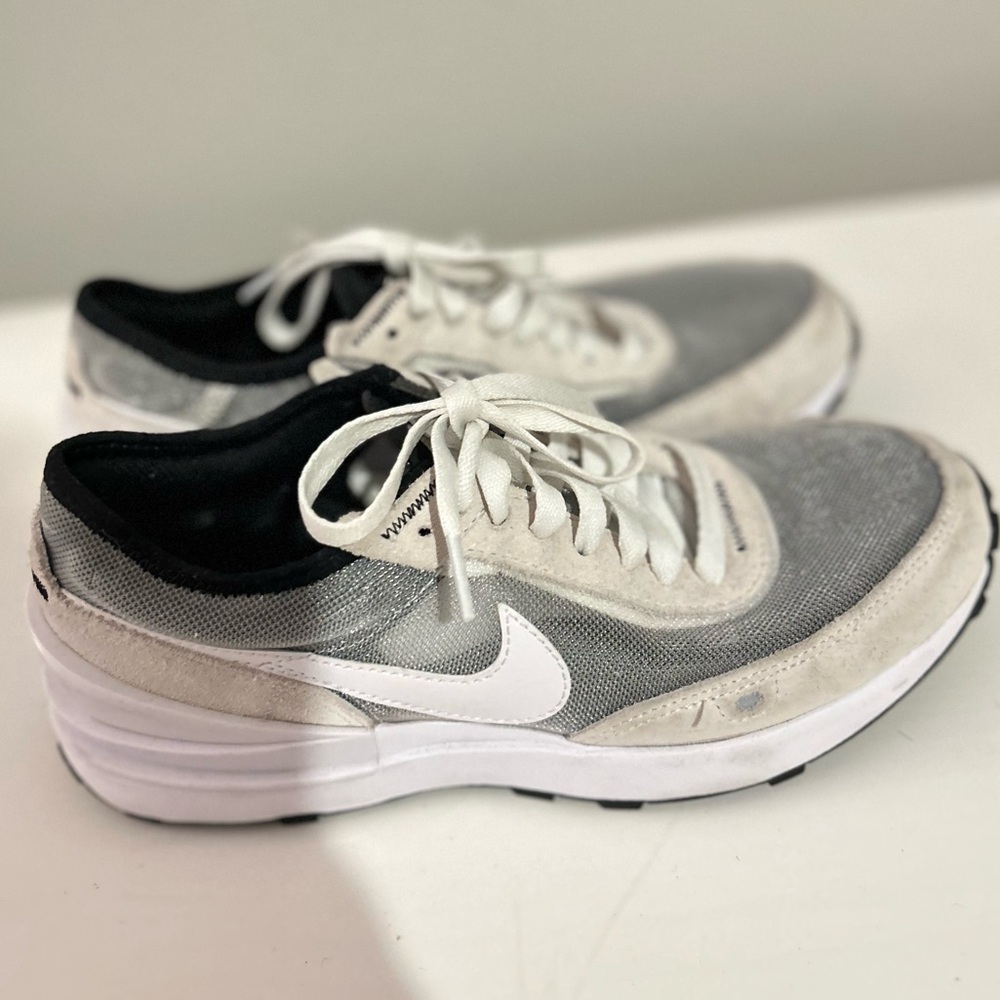 Nike Waffle One Sneakers in Summit White- Size 5Y